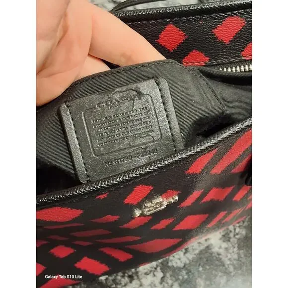 Coach mini city zip tote in wild plaid - Picture 7 of 10